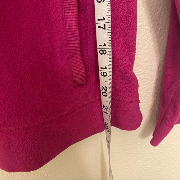 Columbia hot pink lightweight pullover fleece jacket hoodie fuschia M - Picture 4 of 8